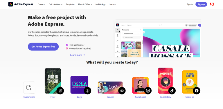 Adobe Spark
