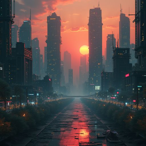 Futuristic city